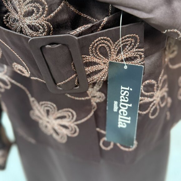 NWT!! Gorgeous Isabella 2 piece Suit set in Dark Brown with Lots of SPARKLE! - Picture 5 of 5